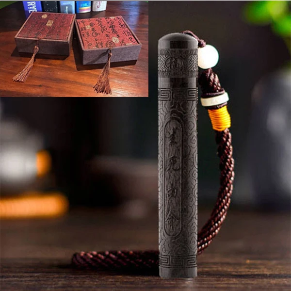 packed in gift box Новинка, деревянная креативная Зажигалка в китайском стиле, ветрозащитная USB зарядка, зажигалка для прикуривателя, горячая распродажа - Цвет: packed in gift box