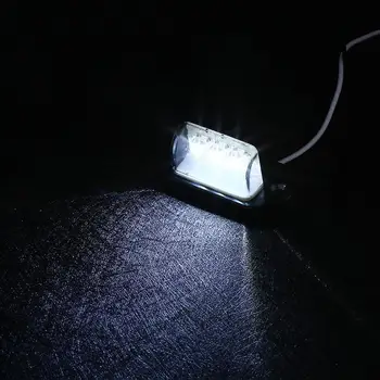 

License Plate Light 6LED Black Side Light Truck Trucks 6 LED Automotive Taillight Number 10-30V Universal Super Bright Step