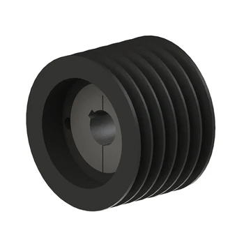 

CPT brand SPB v belt pulley, 6 grooves pulley, 197mm outside diameter, 3020 taper bush for 20-80mm shaft, SPB190-06-3020(T/L)