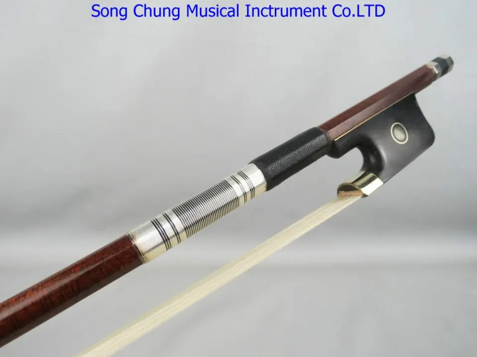 1 шт. Лучшая Профессиональная Pernambuco углеродного волокна альт лук медь установлен