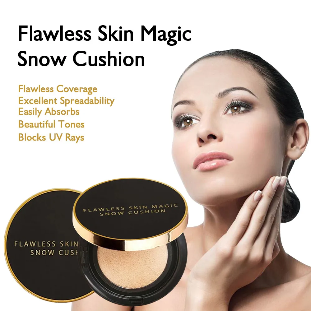 Sunscreen Air Cushion BB CC Cream Concealer Moisturizing Foundation Makeup Bare Whitening Face Cream Korean Cosmetics#b