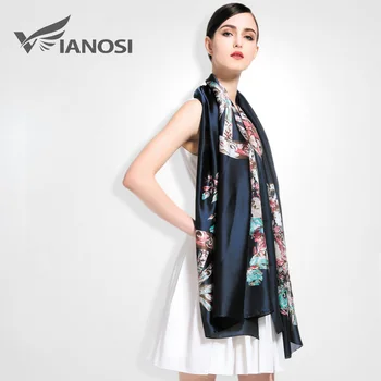 

[VIANOSI] 2019 High Quality Digital Printing Women Scarf Brand Shawls and Scarves Silk Scarf Foulard Femme Luxury Brand Wrap