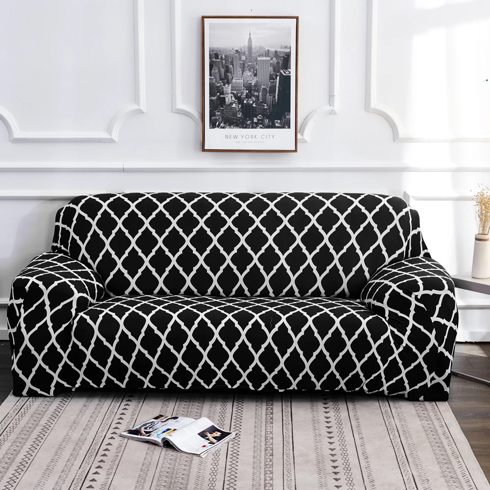 three seater sofa Эластичный чехол для дивана все включено упругое сиденье Чехол для дивана для гостиной мебельные Чехлы fundas de sillones Envio Gratis - Цвет: three seater sofa