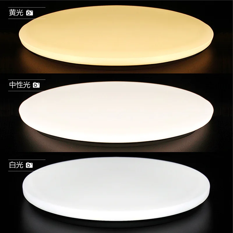 Ultra-Thin Pure White LED Ceiling Lamp Minimalist Modern Circle Bedroom Living Room Lights Balcony Lamps 110 V-220 V