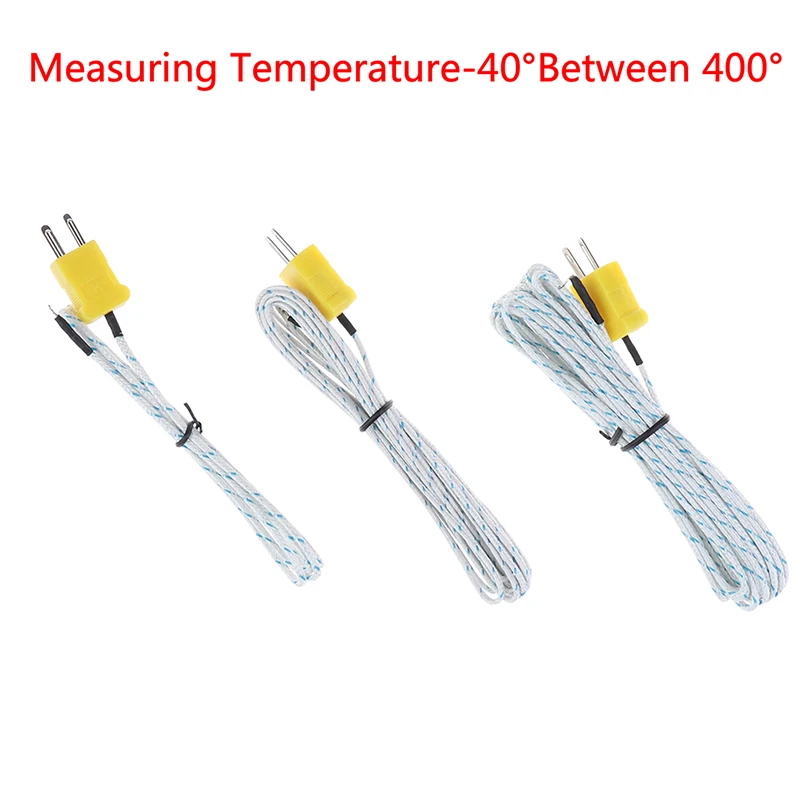 1/3/5M K Type Thermometer Line Test Length Wire Temperature Thermocouple Sensor Probe Tester Line Multimeter Tester temperature sensor thermometer hygrometer hygrometer thermometer digital thermometer temperature and humidity meter food thermometer infrared thermometer refrigerator thermometer soldering iron thermometer plastic thermometer bbq thermometer