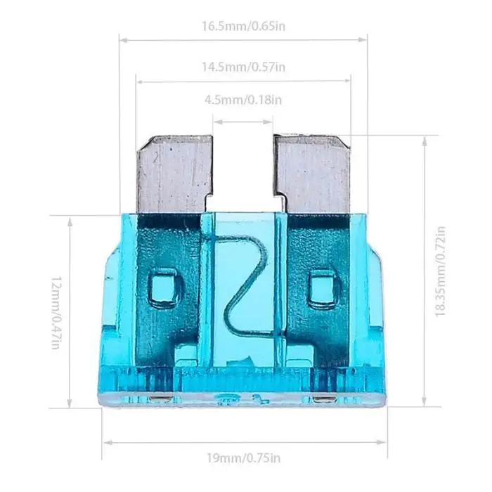 140Pcs/Set Standard Automotive Fuses Defining Fuse 2A 3A 5A 7.5A 10A 15A 20A 25A 30A 35A 40A BHD2