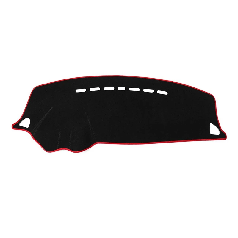 Red Крышка приборной панели для Mitsubishi Lancer Ex 2010 2011 2012- dashmatt Dash коврик Солнцезащитная крышка ковер автомобильные аксессуары - Цвет: Red