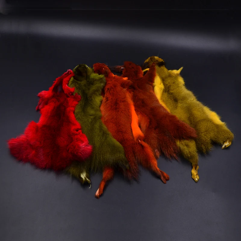 Dyed Pine Squirrel Skin Fly Tying Fur Dense Barred Hair 2