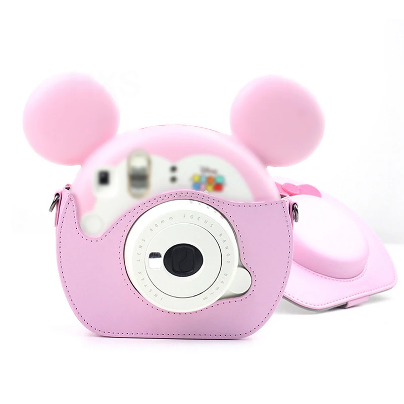 Fujifilm Instax Mini TsumTsum Защитная пленка для камеры моментальной печати чехол с плечевым ремнем, сумка из искусственной кожи Аксессуары