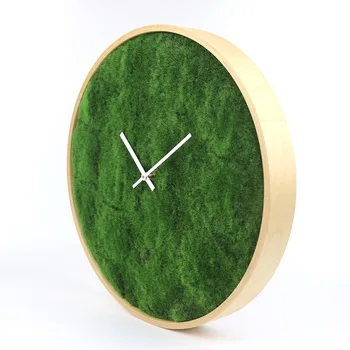 

Northern European-Style Wooden Wall Clock Living Room Decoration Wall Wood Clock