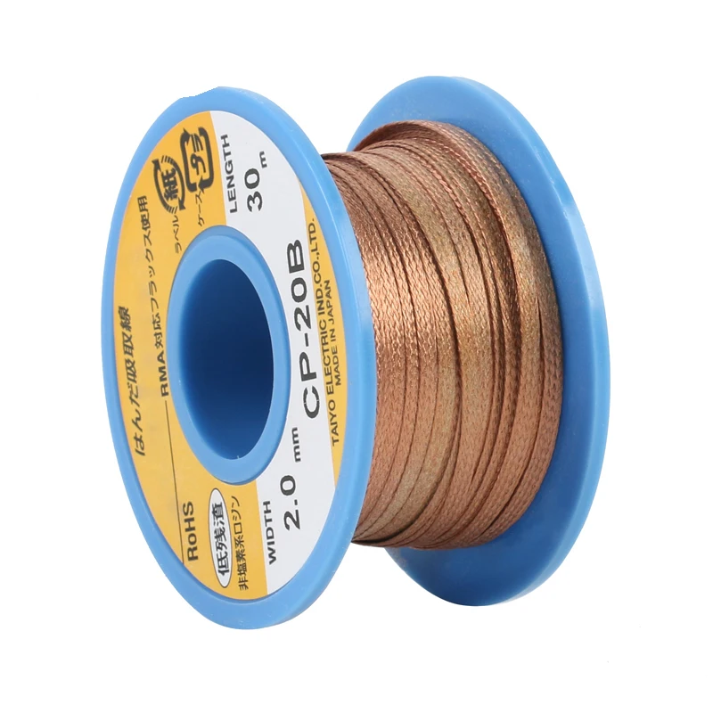 Original GootWick Desoldering Wick Desoldering Braid Solder Remover BGA Solder Wick Welding Tools for Phone PC auto darkening welding hood