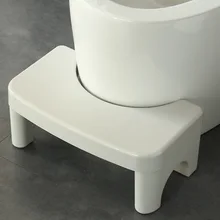 Tabouret de toilette pliant, en plastique épais antidérapant, Portable, pour les femmes enceintes et les enfants