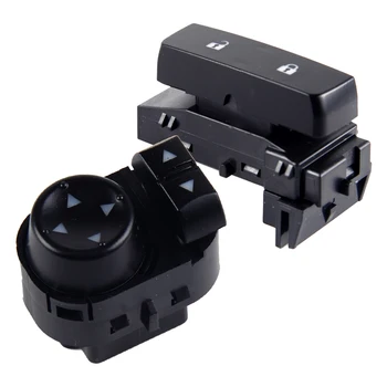 

Rearview Mirror Control Switch & Door Lock Switch 22883768 15804093 fit for GMC Sierra Chevy Silverado 2007-2010 2011 2012 2013