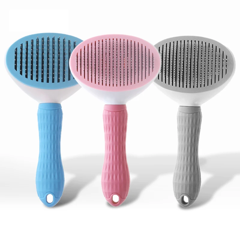 

Dog Hair Removal Comb Grooming Cats Comb Pet Products Cat Flea Comb Pet Comb for Dogs Grooming Toll Automatic Hair Brush Trimmer