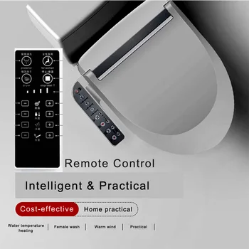 

Wetips Remote Control Electric Bidet Cover Smart Heated Toilet Seat Cover Female Washing Night Light Wc Smart Toilet Seat Lid