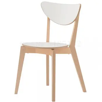 

Nordic solid wood Nomila dining chair modern minimalist coffee negotiating chair computer chair should be home restaurant chair