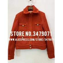 Осенне-зимнее пальто дамское модное однотонное повседневное шерстяное пальто на молнии с карманами Высокое качество Женская куртка шелковая подкладка