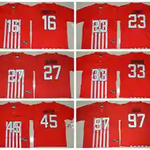 Новейший сезон, штат Огайо Buckeyes J.T. Barrett Eddie Джордж Арчи Питт Джонсон Леброн Джеймс Ник Боза Элитная Джерси