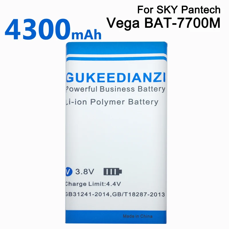 GUKEEDIANZI 4300 мАч BAT-7700M сменная батарея для SKY Pantech Vega A880 A880K A880S A880L литиевая батарея