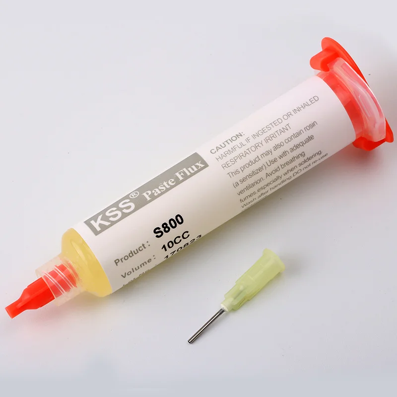 KSS S800 10CC Solder paste Flux soldering paste Solder paste Flux for soldering fluxo de soldagem smd bga Dispensing needle Flux|soldering paste flux|paste fluxflux solder - AliExpress