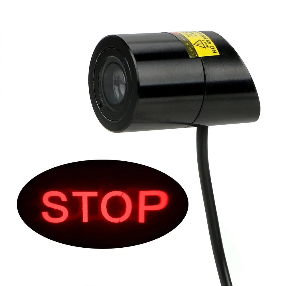  FORAUTO Car LED Projection Light Warning Laser Tail Logo Projector Auto Brake Parking Lamp STOP KEE - 4000071783395