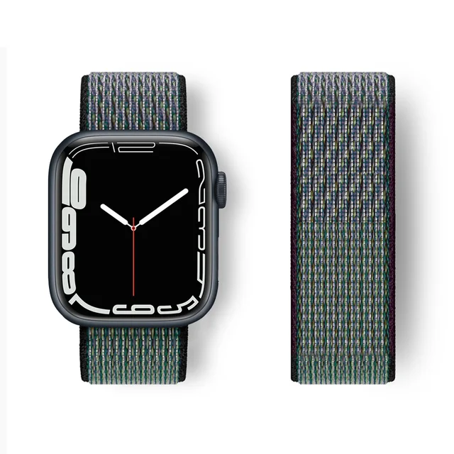 Nylon Strap for Apple Watch Band Series 765 45mm 41mm44mm 40mm  Smartwatch Watchband Belt Sport Bracelet on iWatch 4 3 42mm 38mm 53