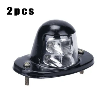 

For Car Van Trailer Trucks 12V 6-SMD License plate light Black 6-SMD DC 12V