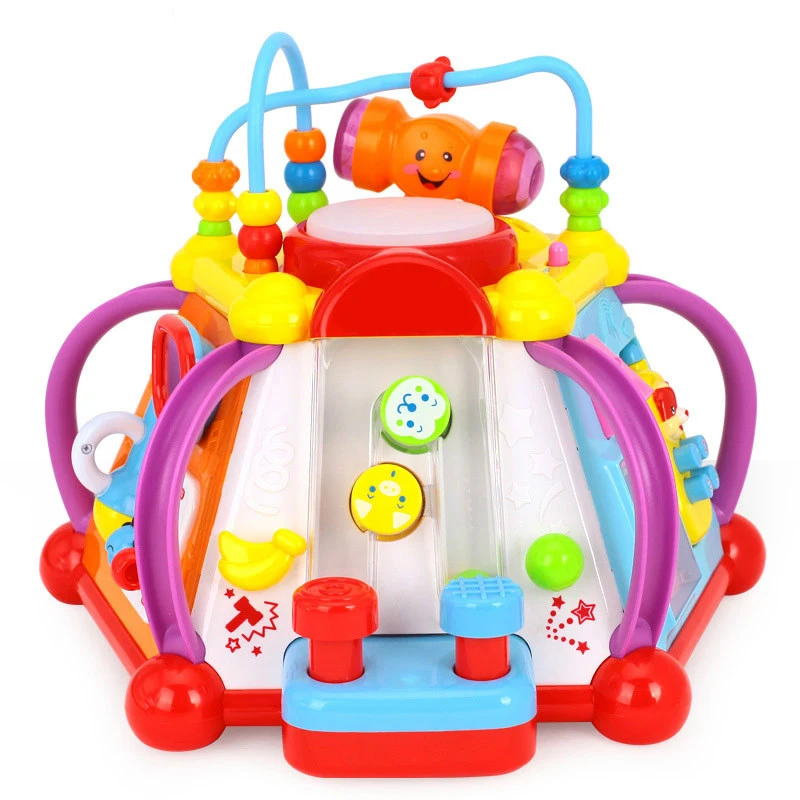 Baby Musical Toys Children'S Happy Little World Learning Educational Game Toys Baby Learning Multi-Purpose Puzzle Game Suitabl