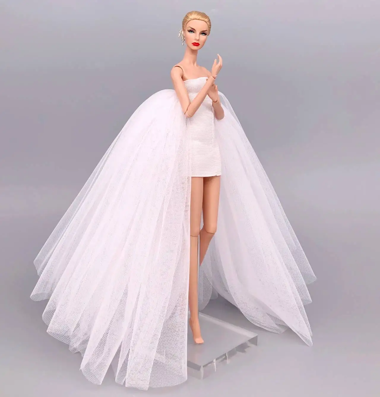 fashion for elegant lady wedding dress for barbie doll clothes princesa barbie dress long accessories barbie doll clothes doll clothes doll clothes accessories doll accessories