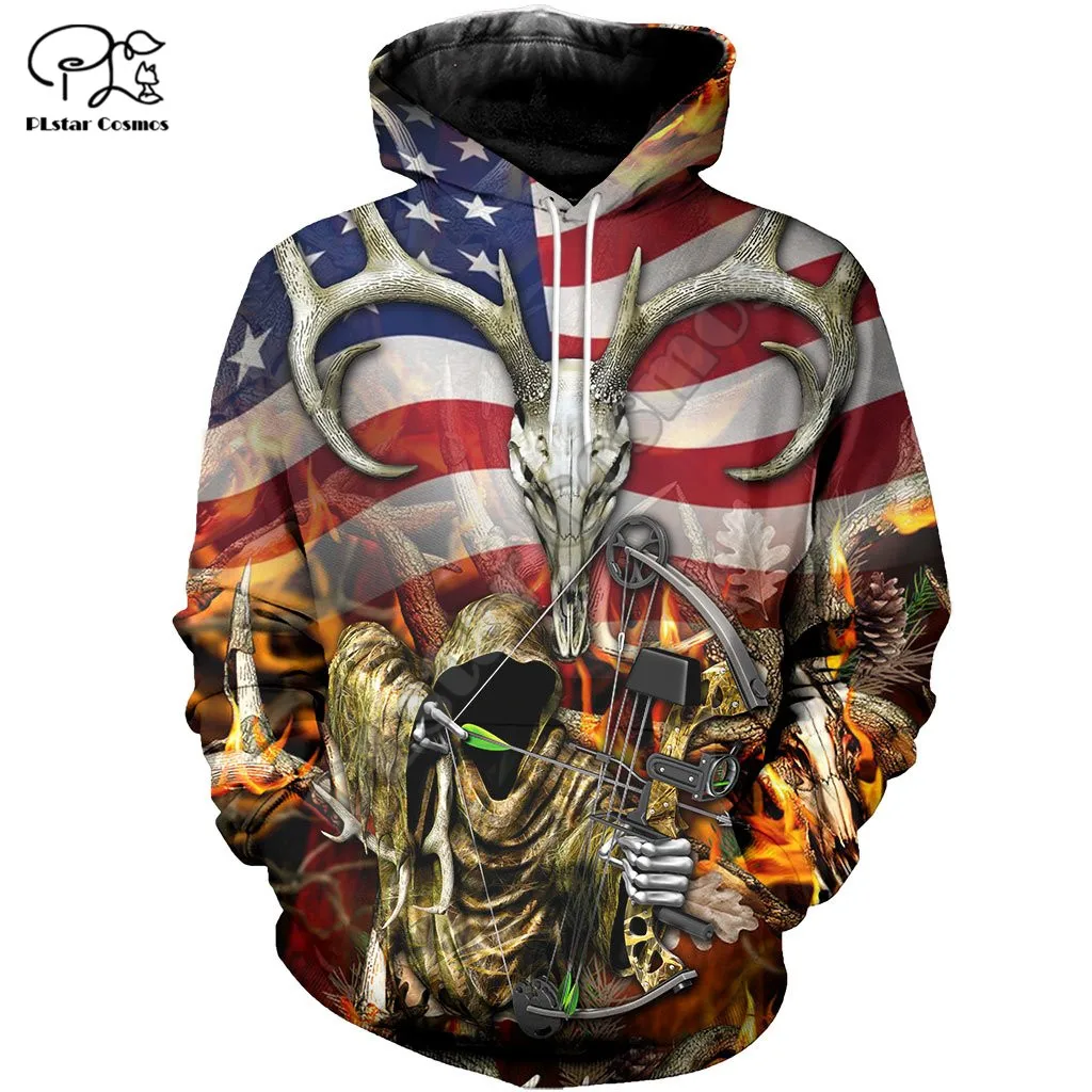 

PLstar Cosmos Hunting Camo 3D Printed 2021 New Fashion Hoodies Sweatshirts Zip Hooded For Men/Women Casual Streetwear Style-H10