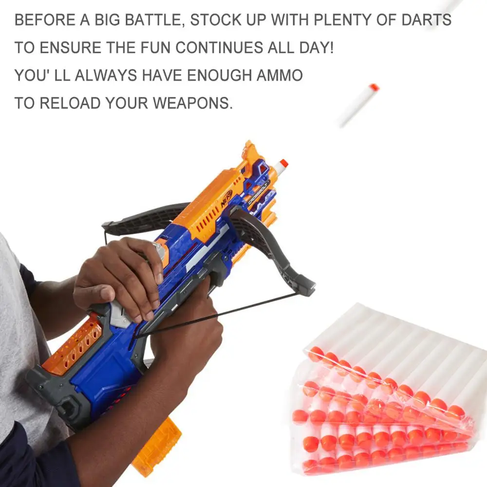100 шт. светящиеся мягкие пули для Nerf 7 2 см| |