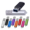 Clé usb 3.0 portable 8 couleurs, étui en métal, nouveau, support à mémoire de 8gb 16gb 32gb 64gb 128gb, lecteur flash, livraison gratuite, cadeau de mariage ► Photo 2/6