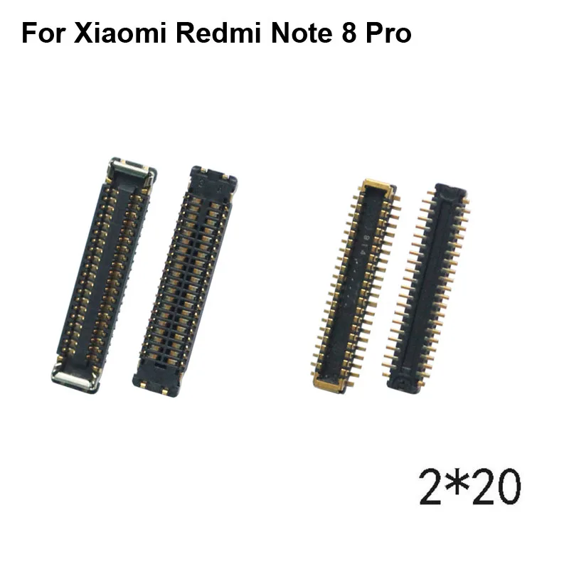 2 шт. для Xiaomi Redmi Note 8 Pro ЖК дисплей FPC разъем Xiao mi 8pro logic материнская плата|Комплекты аксессуаров телефонов| |