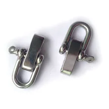 1 шт. нержавеющая сталь Сплав регулируемая U& O форма якорь Скоба Спорт на открытом воздухе выживания веревка Паракорд Браслет Пряжка аксессуар