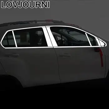 

Car Window Exterior Chromium Automobile Automovil Accessory Covers Accessories Trim Protecter 14 15 16 17 FOR Chevrolet Traxes