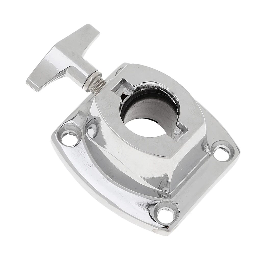

Drum Kit Holder Base Plate Tom Cymbal Holder Clamp Musical Instrument Parts 6.5x6x4.5cm