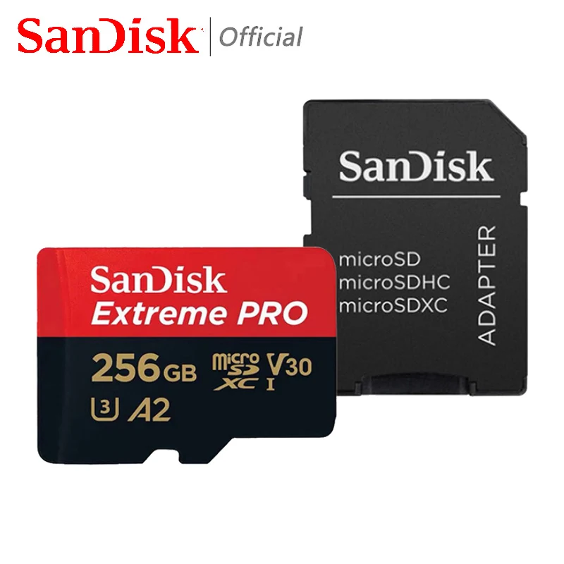 samsung 64gb memory card SanDisk Extreme PRO Micro SD Card 128GB Up to 170MB/s 64GB 256GB A2 V30 U3 TF Card 32GB 512GB A1 Memory SD Card 1TB With For PC 64 gb memory card Memory Cards