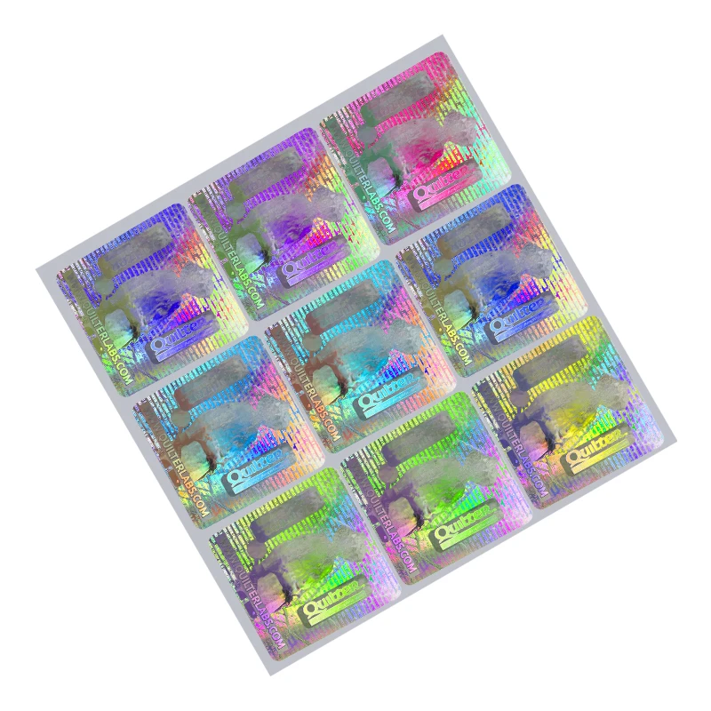 10000pcs Custom Printing Tamper Evident 3d Hologram Stickers Security Tape Logo Brand Mark Warranty Void Labels