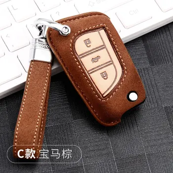 

Car Key Cover Holder Full Covers Case For Toyota Hilux Revo Innova Rav4 Fortuner Crystal Keyring Protection Accessories