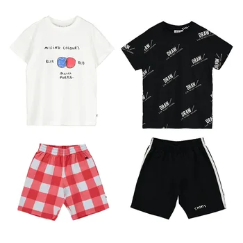 

Pre-sale Kids Clothing Set 2020 New Summer Baby Boys Girls Short Sleeve T-shirt+cartoon Print Shorts Children Infant Clothes BL