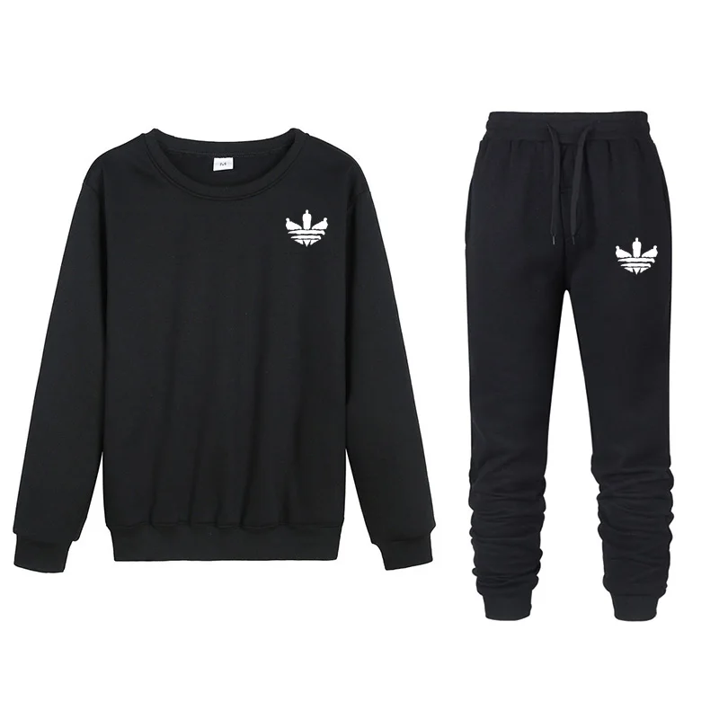 Брендовый осенне-зимний спортивный костюм sudaderas hombre одежда для бега забавная Мужская и Женская толстовка с круглым вырезом - Цвет: 4