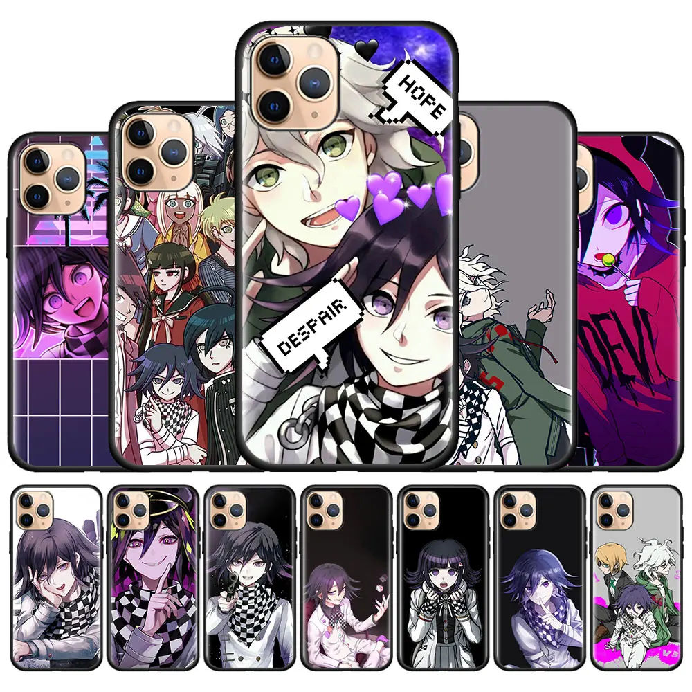 Силиконовый чехол Kokichi Ouma Girl для iPhone 12 11 Pro Max SE 2020 X XS XR 7 8 6 6S Plus мягкие чехлы
