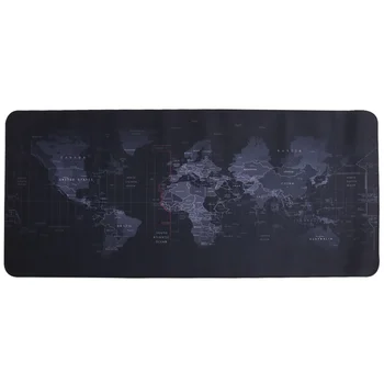 

1Pc 90x40cm World Map Novelty Extended Gaming Wide Large Mouse Pad Big Size Desk Mat