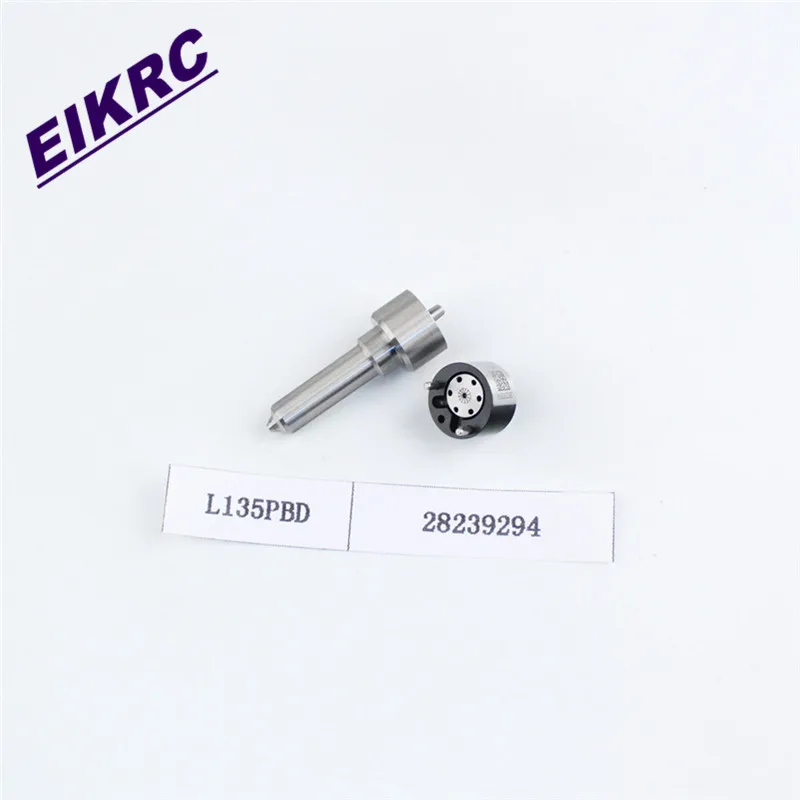 28239294 and L135PBD Комплект для ремонта инжектора ERICK 28239294 регулирующий клапан+ L135PBD(7-0,13) набор сопла для инжектора EJBR00504Z - Цвет: 28239294 and L135PBD