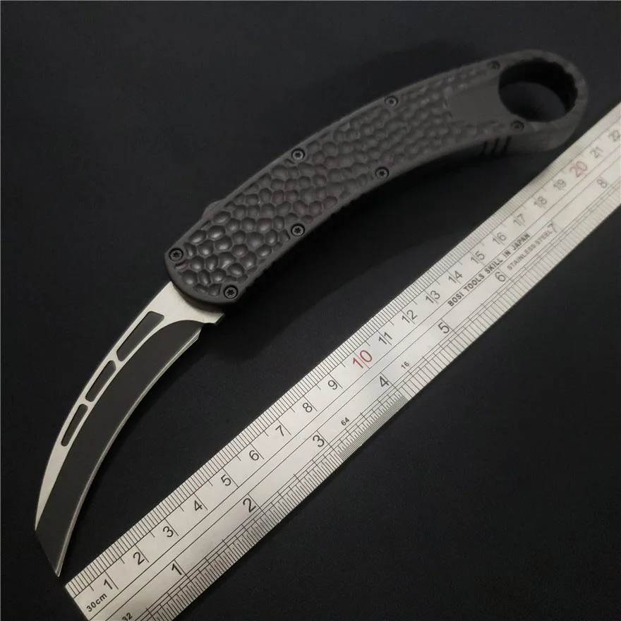 Lism Store Spit-B Folding Knives 440c Blade Alumnium Handle Outdoor Tactical Camping Survival Pocket Knife Utility EDC Tools