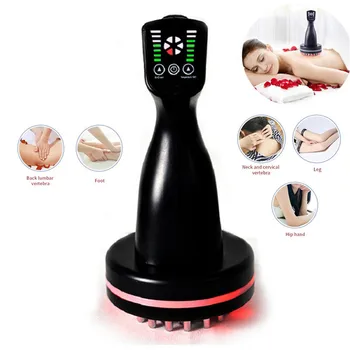 

Microcurrent Meridian Scrape Infrared Body Detoxification Massage Comb Regimen Dredging Warm Brush Shape Promote Blood Relaxing