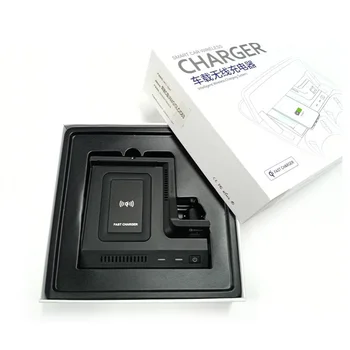 

10W Console Wireless Phone Charger Pad ABS Plastic Practical High quality