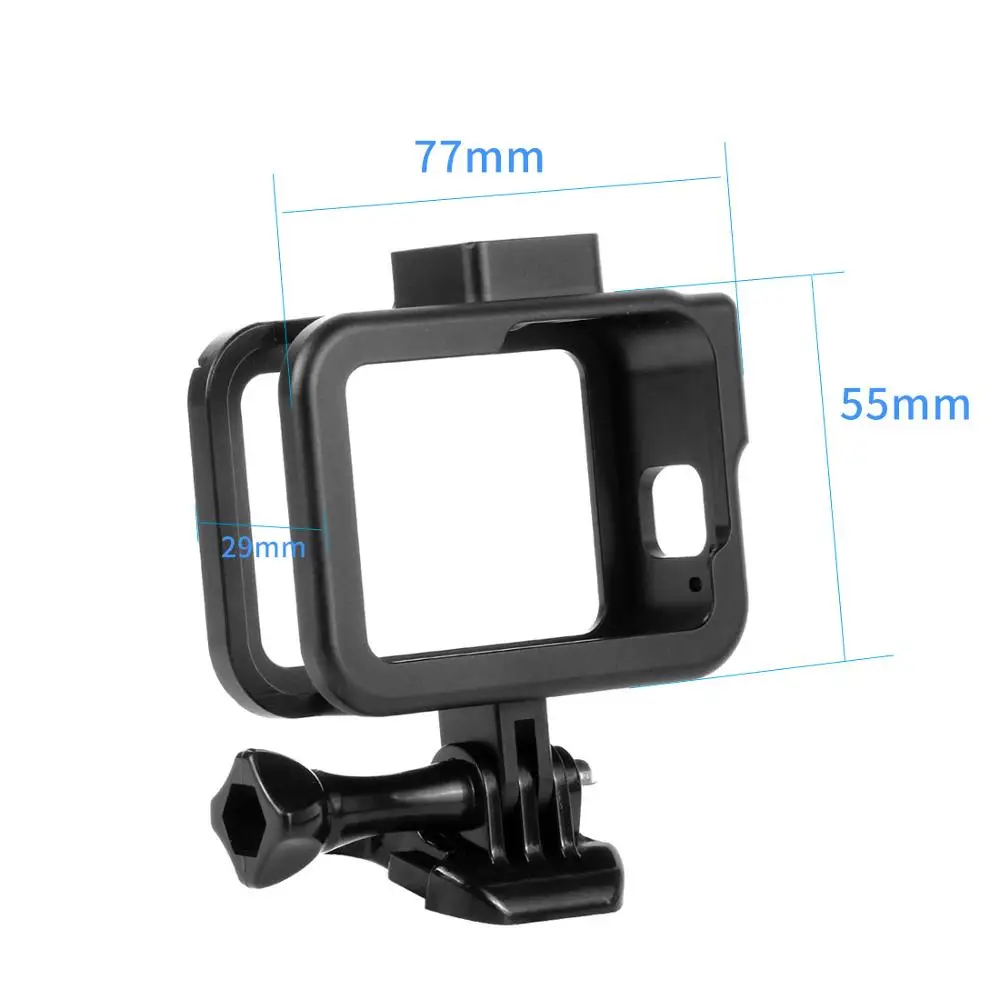 BGNing алюминиевая защитная рамка, рамка для камеры для GoPro Hero 8, черный металлический корпус, чехол с креплением для холодного башмака