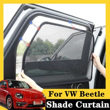 

For VW Beetle 2012-2020 Convertible Final Edition 5Pcs card type magnetic car curtain sun shade car window shade car styling