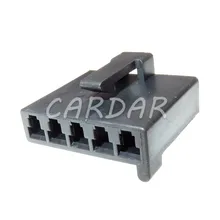 

1 Set 5 Pin Auto Connector Black Electrical Sockets With Pins Terminals